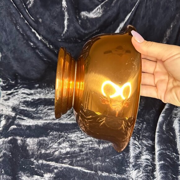 Vintage MCM Large Copper Bowl with Foot by Coppercraft Guild, Taunton Mass - Picture 8 of 10